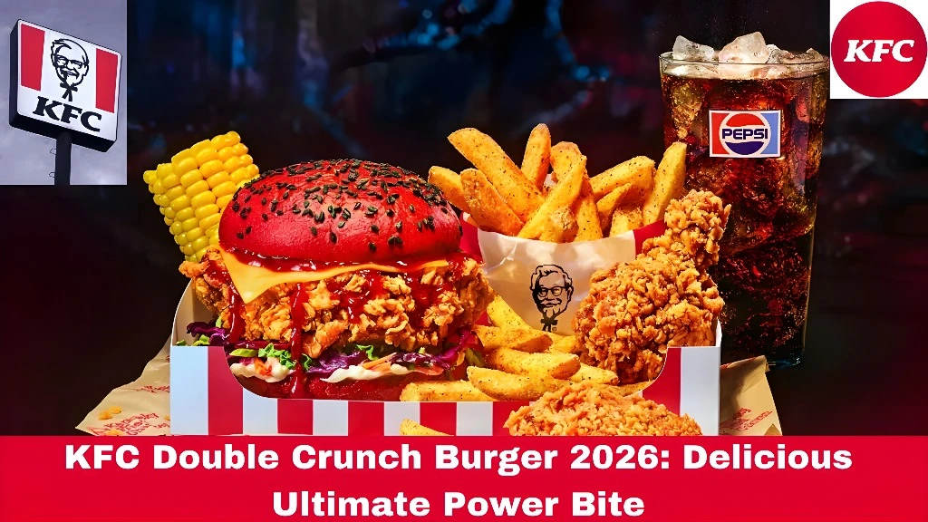 KFC Double Crunch Burger 2026: Delicious Ultimate Power Bite