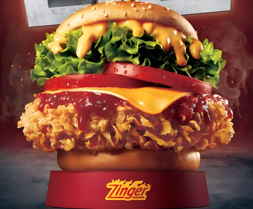 KFC New Zinger Burger 2026: Delicious Spicy Power Crunch