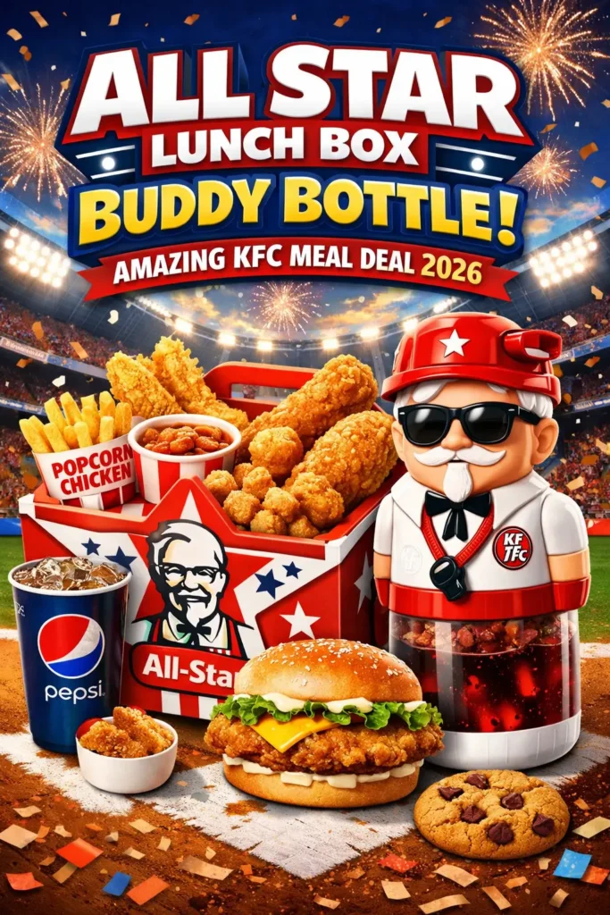 All Star Lunch Box Buddy Bottle: Amazing KFC Meal Deal 2026