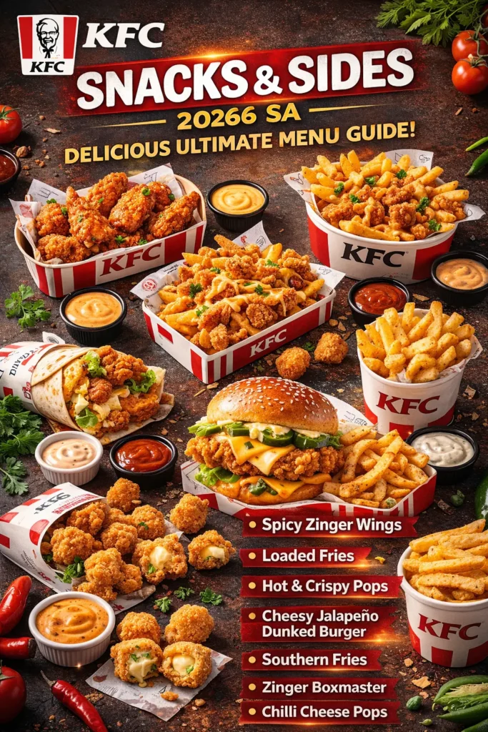 KFC Snacks and Sides 2026 SA: Delicious Ultimate Menu Guide!