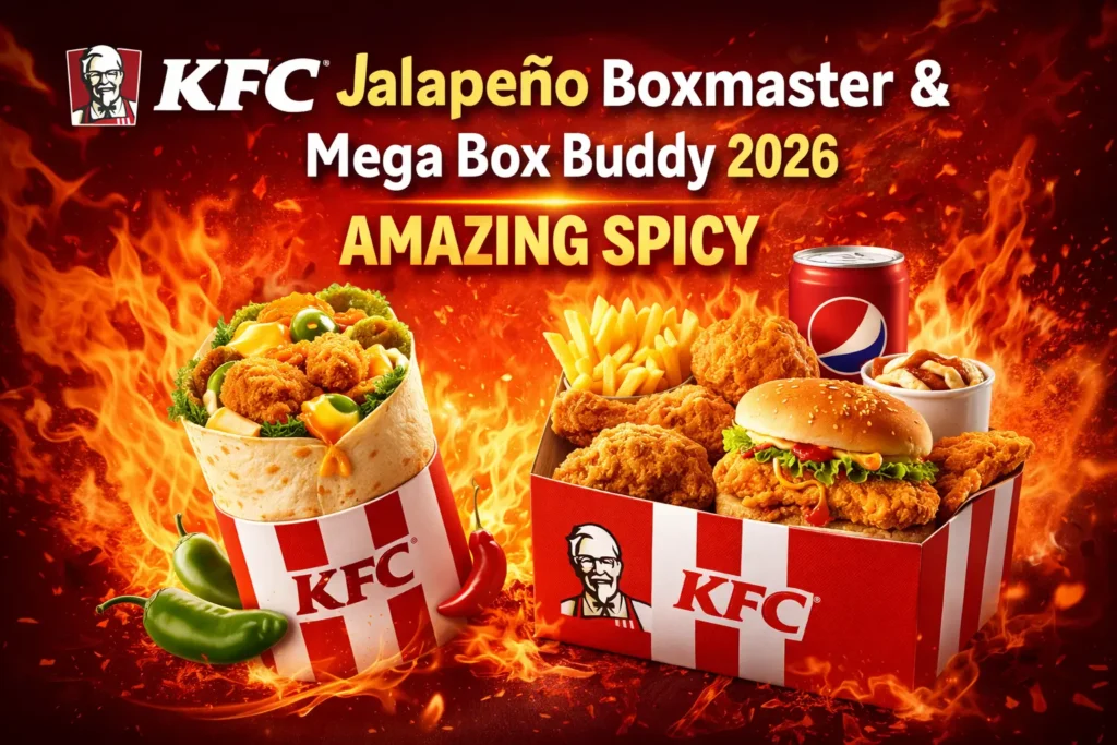 KFC Jalapeño Boxmaster & Mega Box Buddy 2026: Amazing Spicy