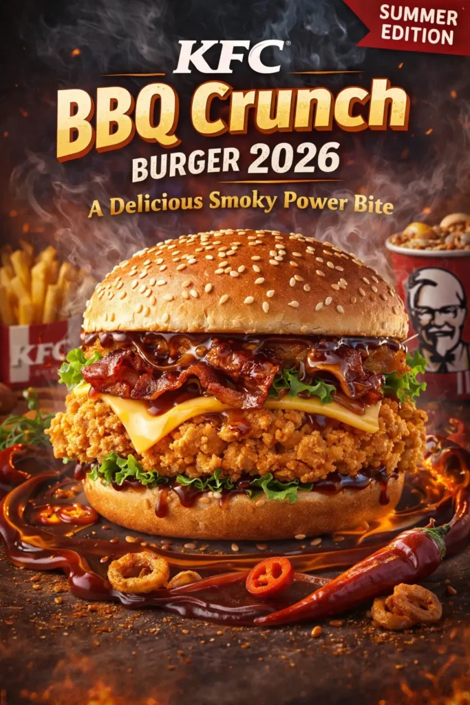 KFC BBQ Crunch Burger 2026: A Delicious Smoky Power Bite