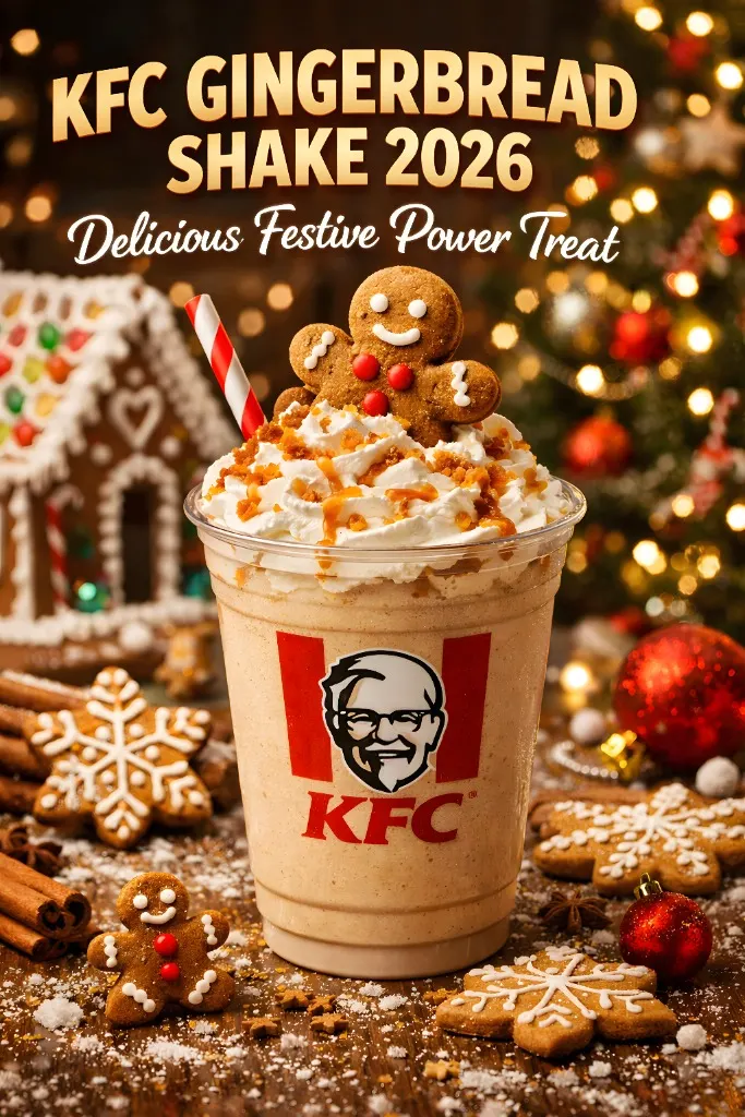 KFC Gingerbread Shake 2026: Delicious Festive Power Treat