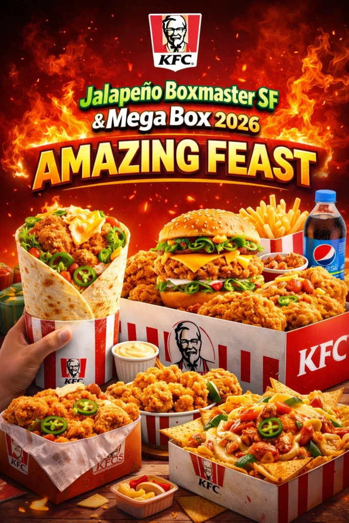 KFC Jalapeño Boxmaster SF & Mega Box 2026: Amazing Feast