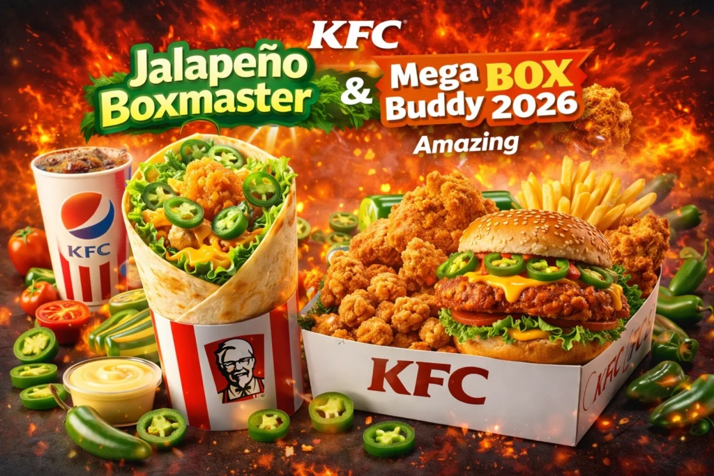 KFC Jalapeño Boxmaster & Mega Box Buddy 2026 Amazing