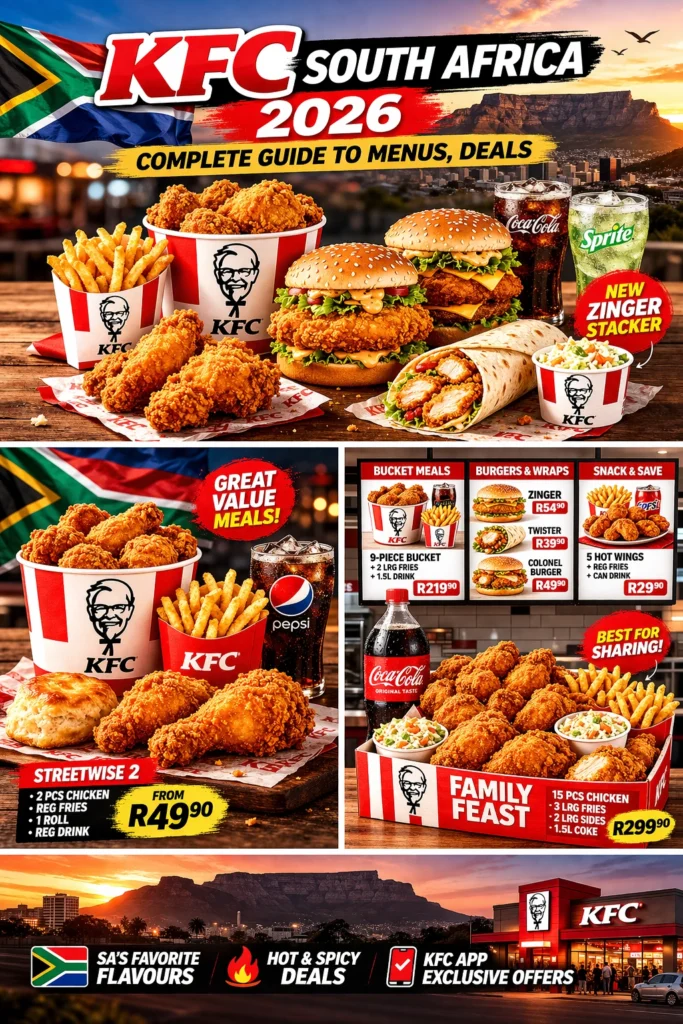 KFC South Africa 2026 — Complete Guide to Menus, Deals,