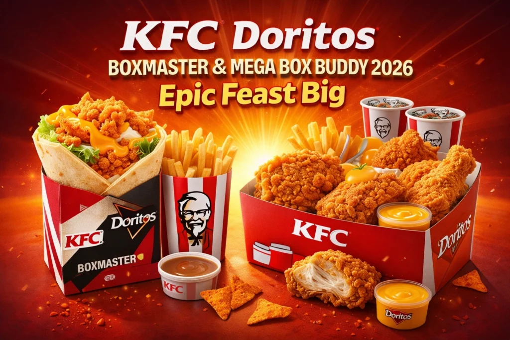 KFC Doritos Boxmaster & Mega Box Buddy 2026: Epic Feast Big