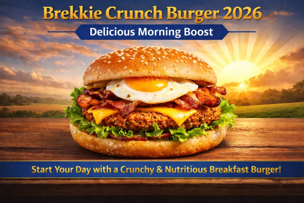 Brekkie Crunch Burger 2026: Delicious Morning Boost