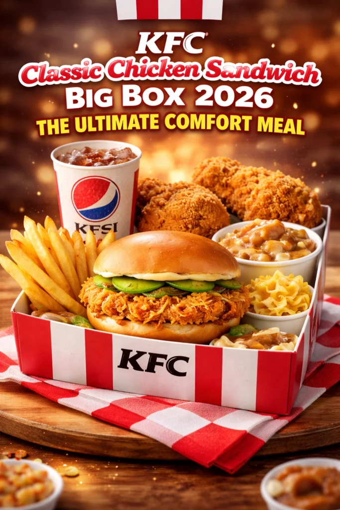 KFC Classic Chicken Sandwich Big Box 2026: The Ultimate Comfort Meal