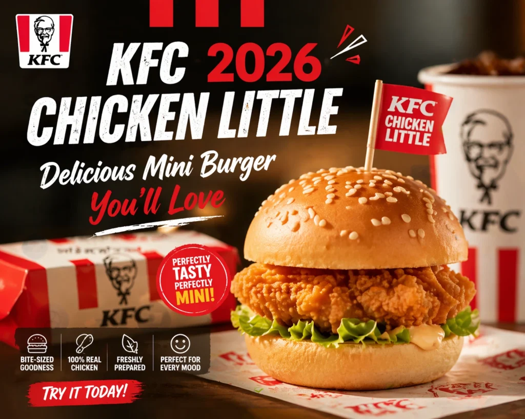 KFC Chicken Little 2026: Delicious Mini Burger You’ll Love
