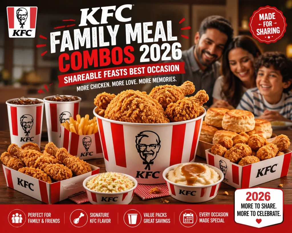 KFC Family Meal Combos 2026: Shareable Feasts Best Occasion