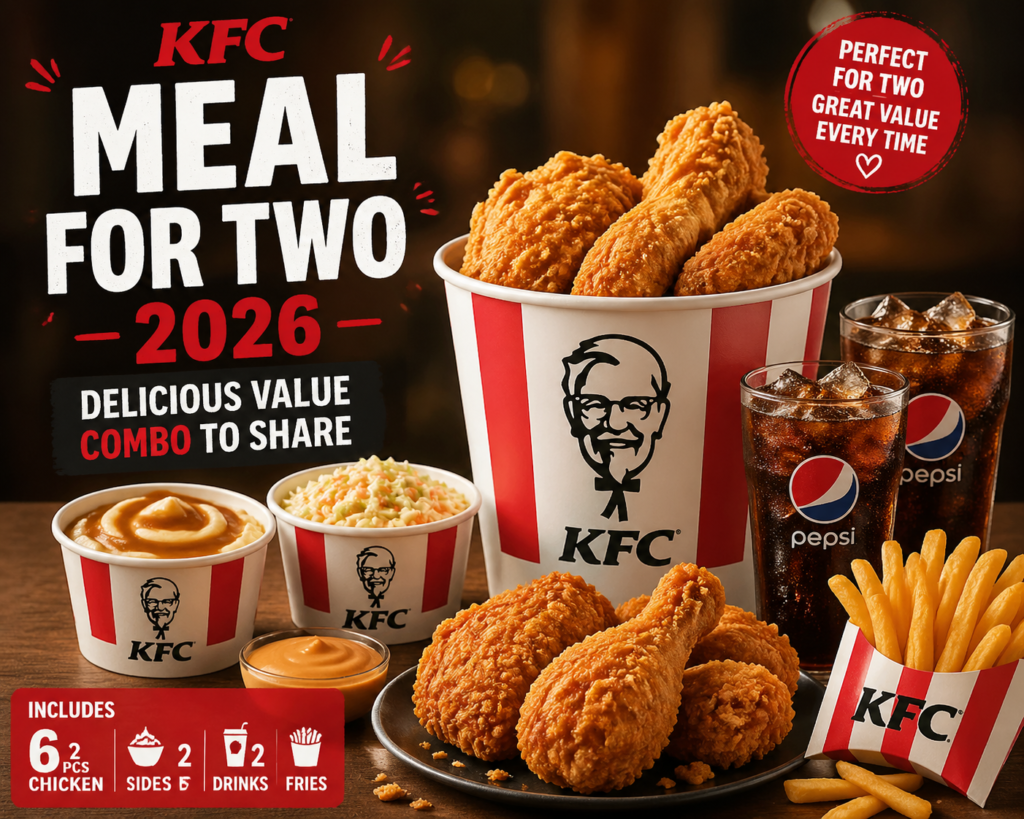KFC Meal for Two 2026: Delicious Value Combo to Share