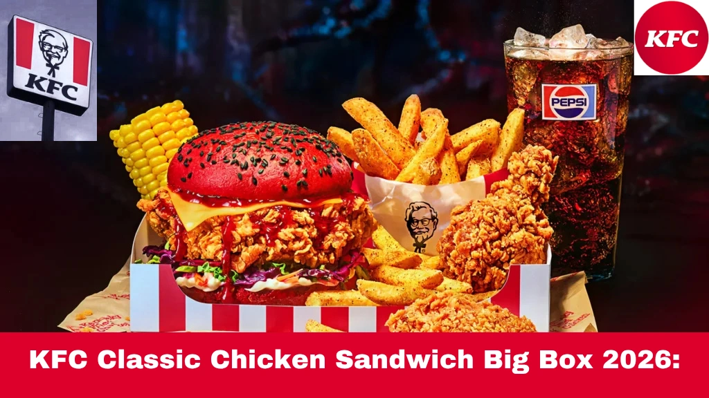 KFC Classic Chicken Sandwich Big Box 2026: