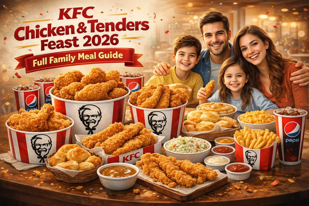 KFC Chicken & Tenders Feast 2026: Full Family Meal Guide,
