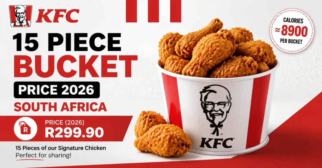 Kfc 15 Piece Bucket Price 2026 South Africa With Calories