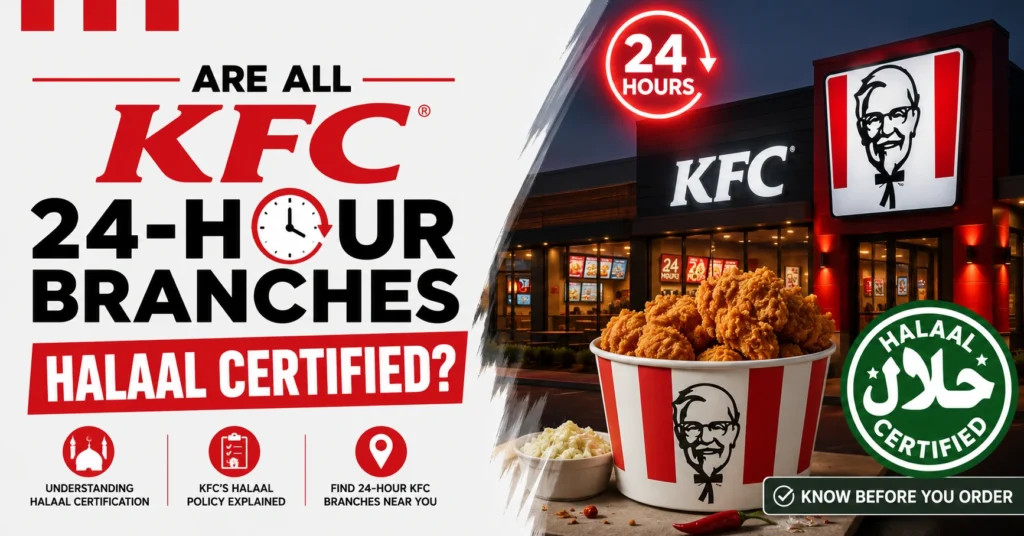 Are All KFC 24-Hour Branches Halaal Certified?