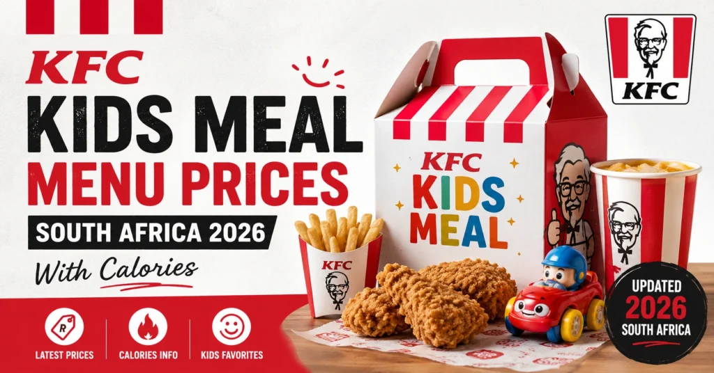 Kfc Kids Meal Menu Prices South Africa 2026 With Calories