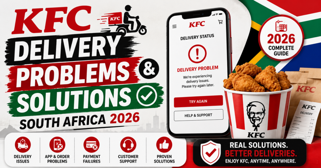 KFC Delivery Problems & Solutions South Africa 2026