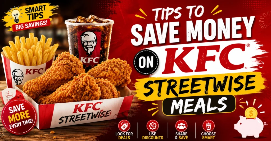 Tips to Save Money on KFC Streetwise Meals