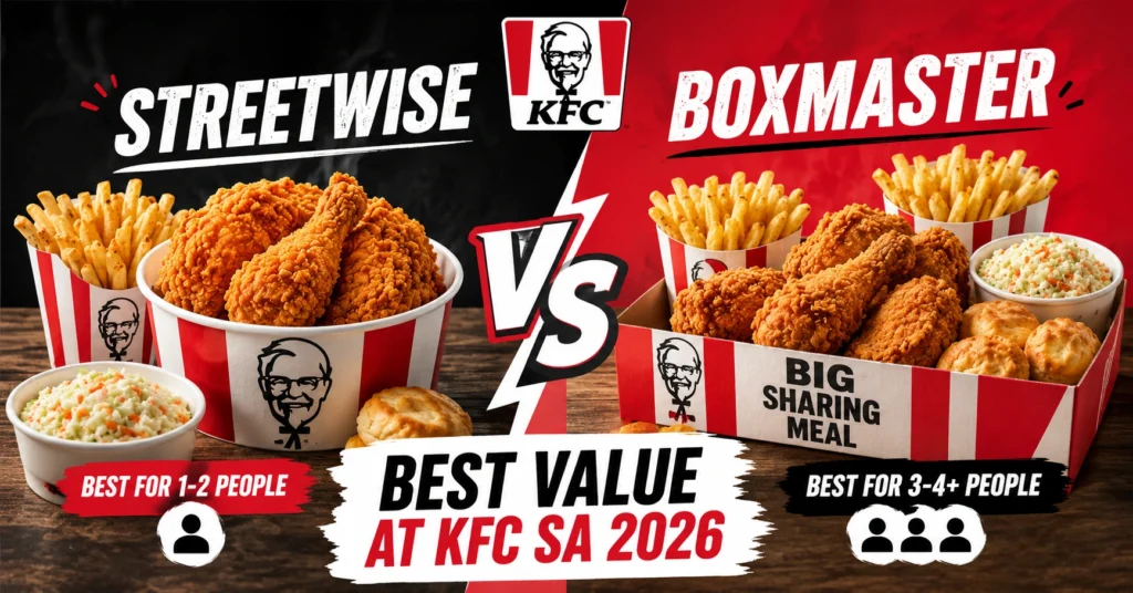Streetwise vs Boxmaster: Best Value at KFC SA 2026